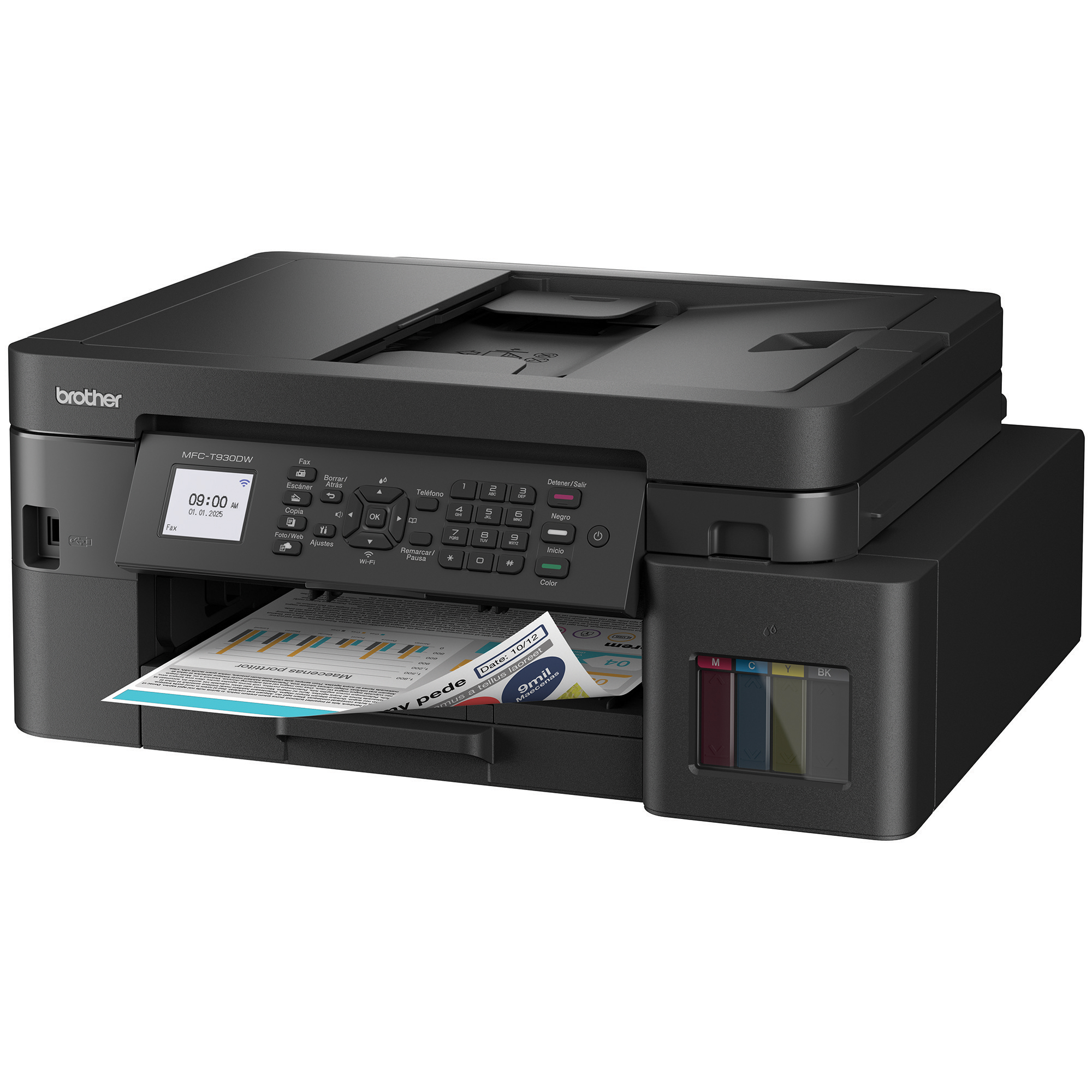 Impresora Brother InkBenefit Tank MFC-T930DW Duplex WiFi Multifuncional