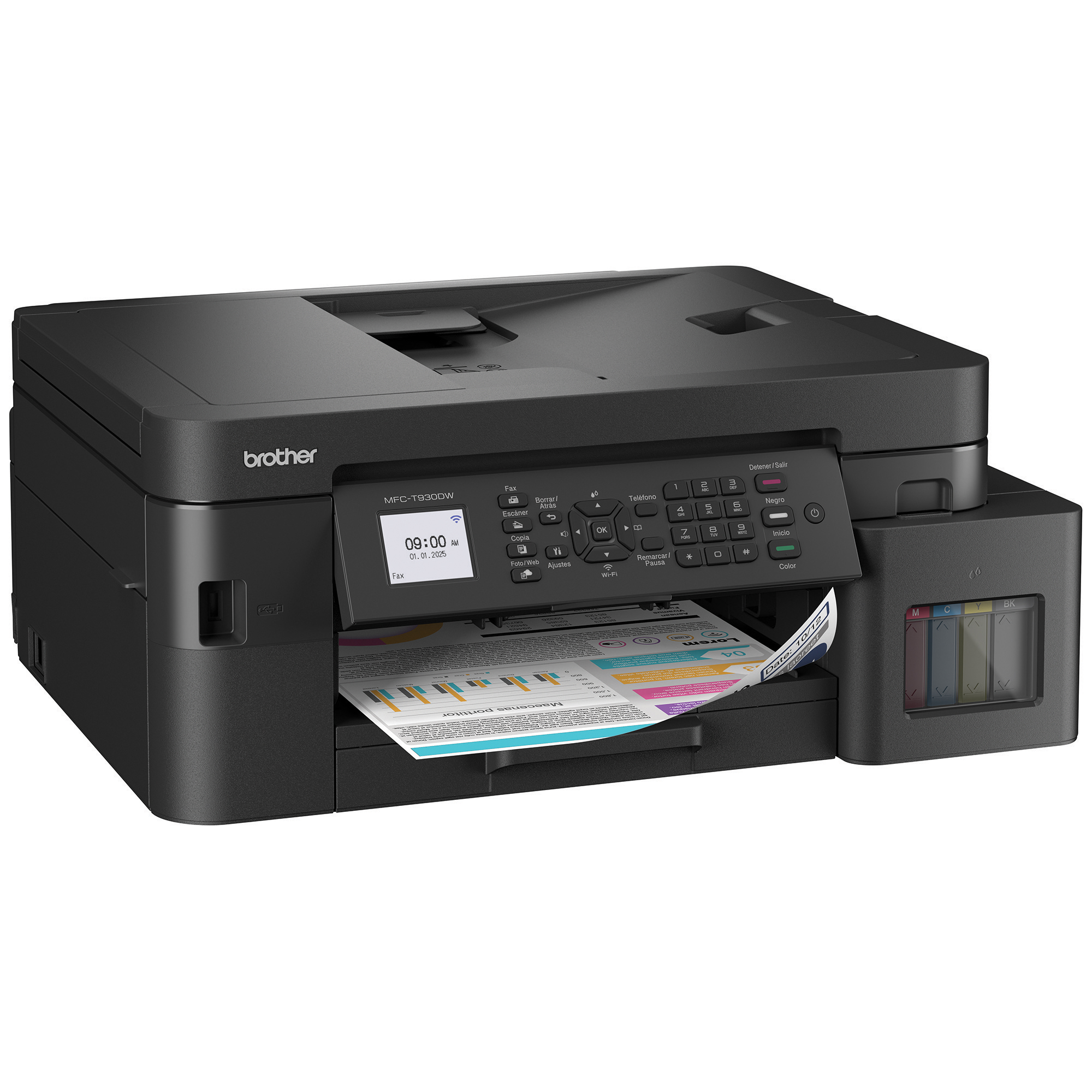 Impresora Brother InkBenefit Tank MFC-T930DW Duplex WiFi Multifuncional