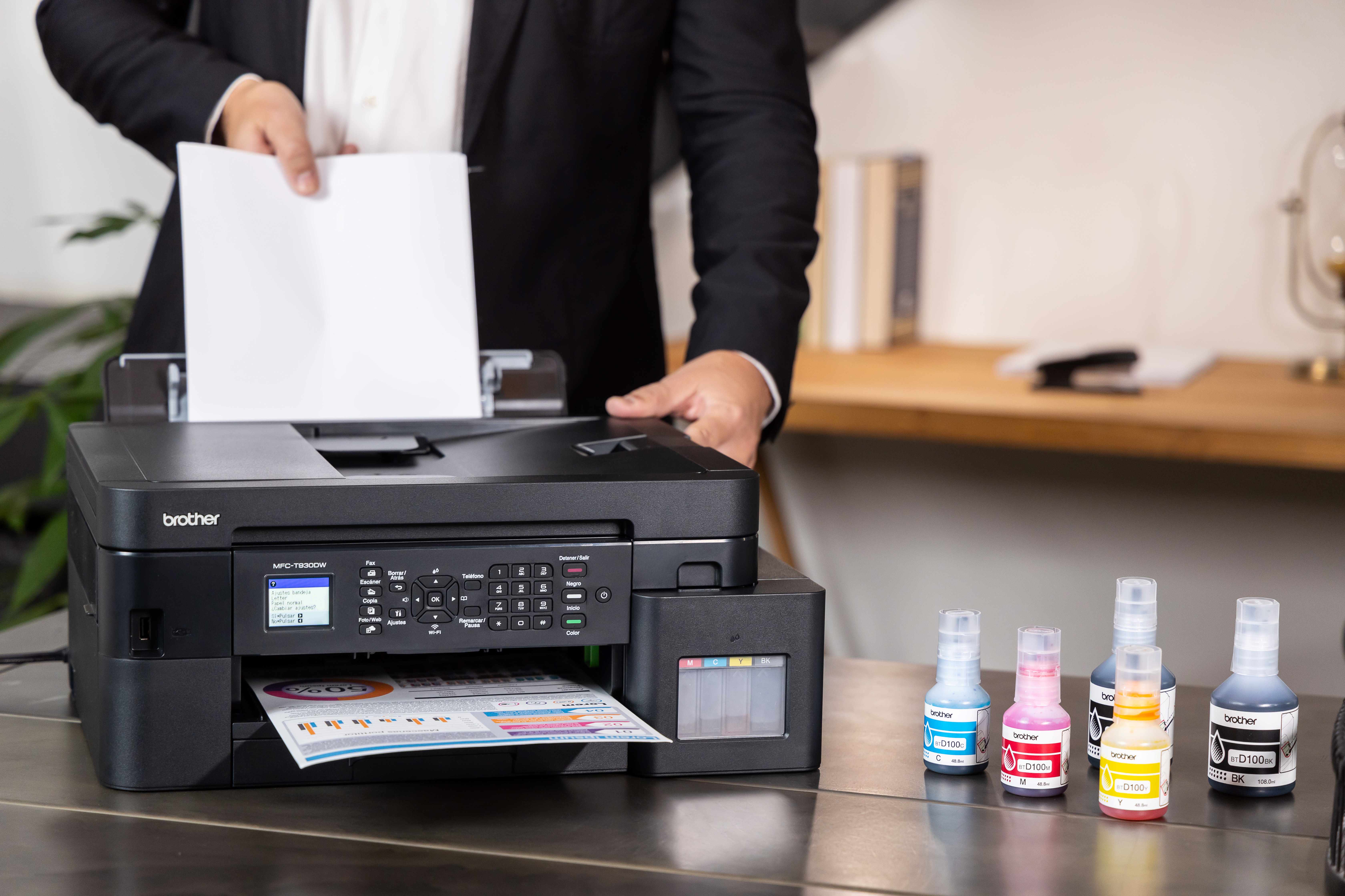 Impresora Brother InkBenefit Tank MFC-T930DW Duplex WiFi Multifuncional